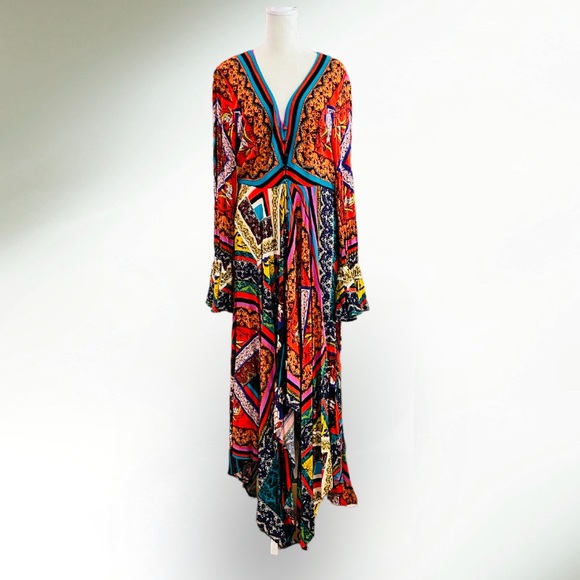 FREE PEOPLE boho maxi dress, size M, NWT - Picture 1 of 16